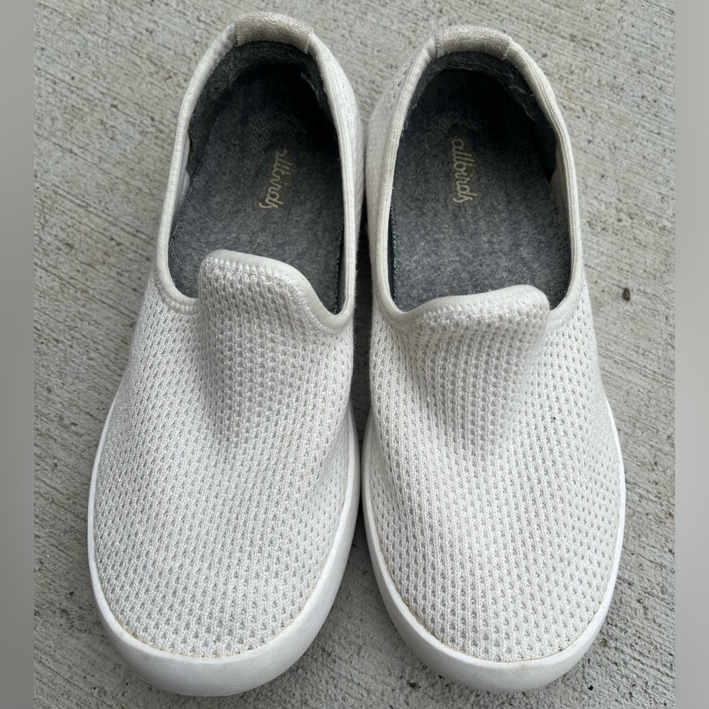 Allbirds Women’s Tree Lounger - Size 7 - Kaikoura White (White Sole)